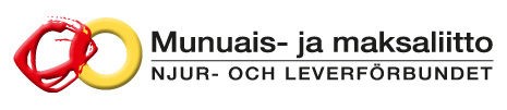 Jrjestn Munuais- ja maksaliitto logo